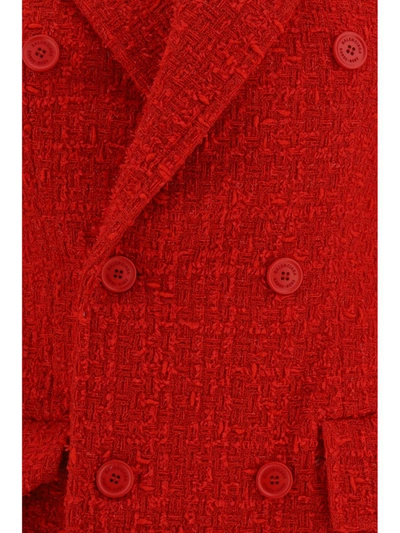 Shop Balenciaga Blazers & Vests In Red