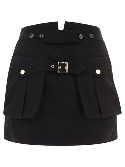 Shop Dolce & Gabbana Cargo Skirt In Black