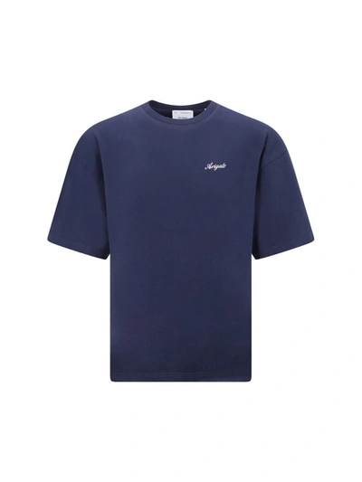 Shop Axel Arigato T-shirts In Dark Blue