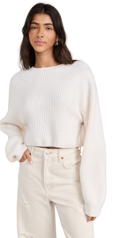 Shop Le Kasha Yucatan Cashmere Sweater White