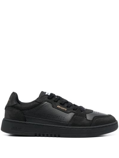 Shop Axel Arigato Dice Lo Leather Sneakers - Men's - Rubber/fabric/calf Suede/polyurethane In Black