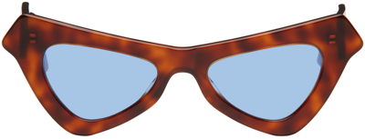 Shop Marni Tortoiseshell Retrosuperfuture Edition Fairy Pools Sunglasses In Havana Blue