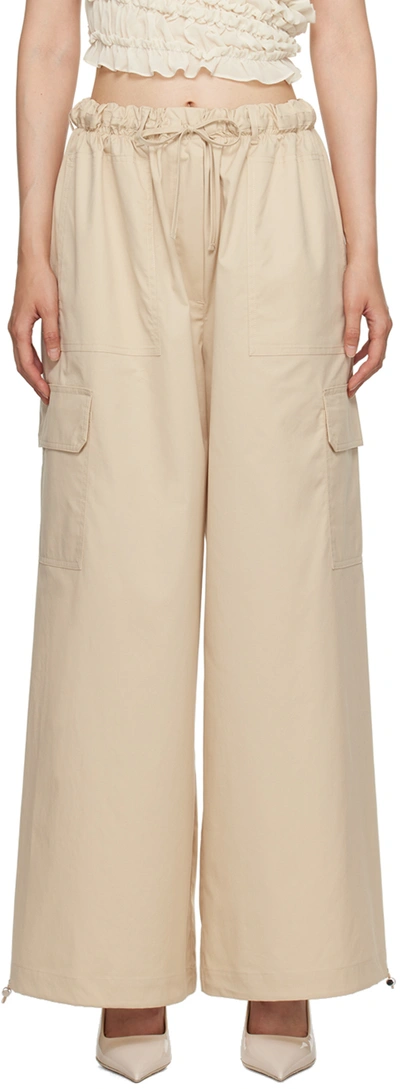 Shop Beaufille Beige Ernst Trousers