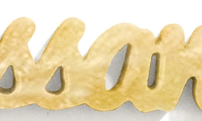 Baublebar Personalized Pendant Necklace In Sand
