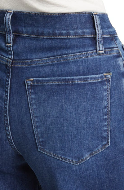 Frame Blue Wide Jeans With Drawstring In Lupine
