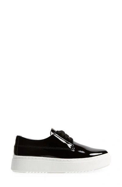 Shop Eileen Fisher Prop Patent Platform Sneaker In Black