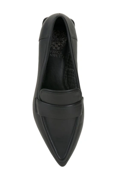 Shop Vince Camuto Calentha Pointed Toe Loafer In Black