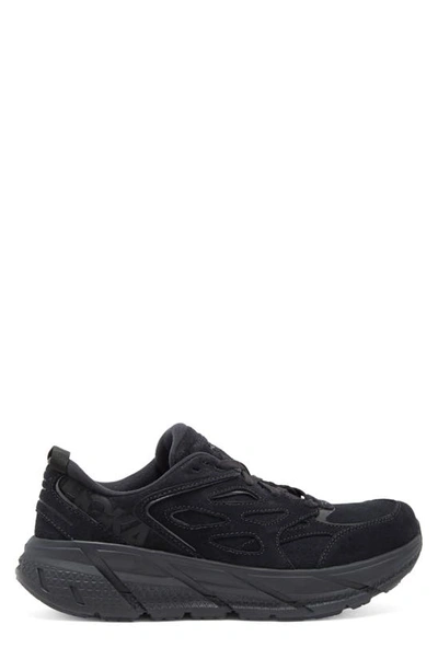 Shop Hoka Clifton L Sneaker In Black / Black
