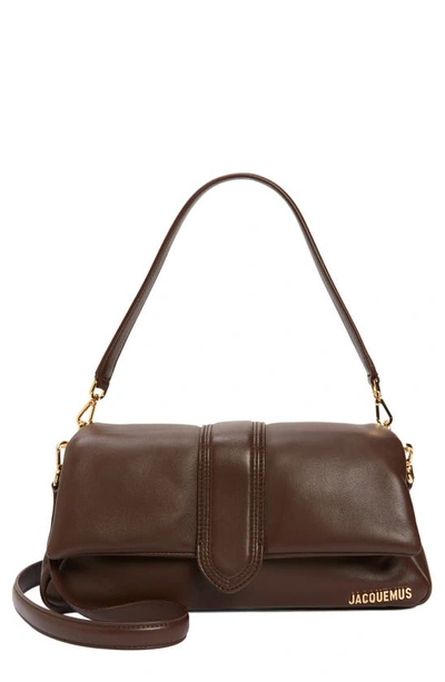 Shop Jacquemus Le Bambimou Satchel In Medium Brown