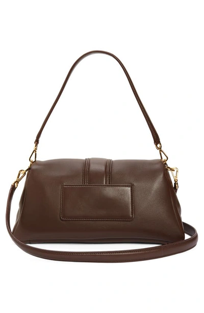 Shop Jacquemus Le Bambimou Satchel In Medium Brown