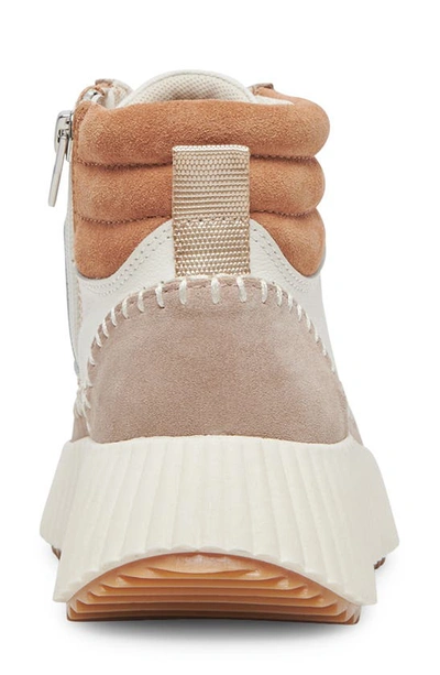 Shop Dolce Vita Daley High Top Sneaker In Taupe Multi Suede H2o