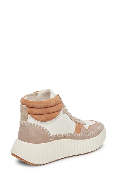 Shop Dolce Vita Daley High Top Sneaker In Taupe Multi Suede H2o