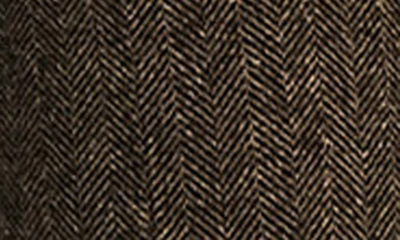 ASOS DESIGN SLIM FIT HERRINGBONE SUIT TROUSERS 