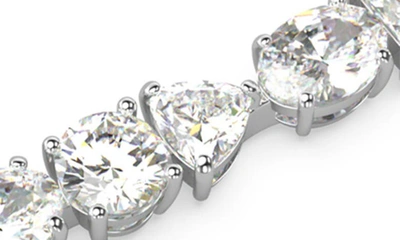 Swarovski Mesmera Necklace Rhodium Shiny Crystal In Silver