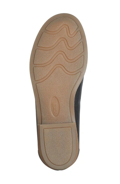 Earth Edna Womens Leather Slip On Loafers In Black