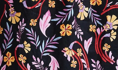 Shop Estelle Flamingo Floral Midi Dress In Print