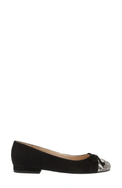 Pelle Moda Saida Ballet Flat In Black