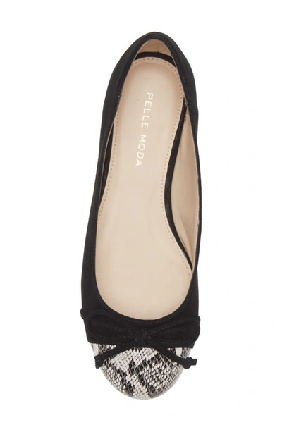 Pelle Moda Saida Ballet Flat In Black