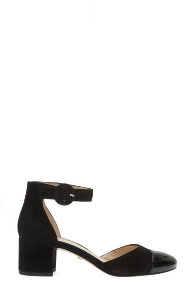 Shop Pelle Moda Ummi Block Heel Pump In Black