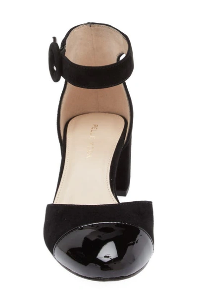 Shop Pelle Moda Ummi Block Heel Pump In Black