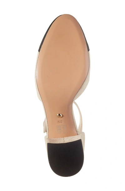 Pelle Moda Ummi Block Heel Pump In Beige