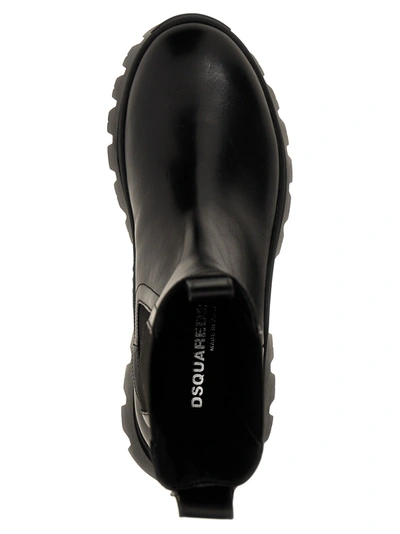 Shop Dsquared2 D2 Statement Boots, Ankle Boots Black