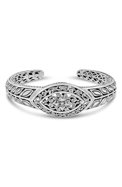 Shop Devata Filigree Bangle Bracelet In Silver