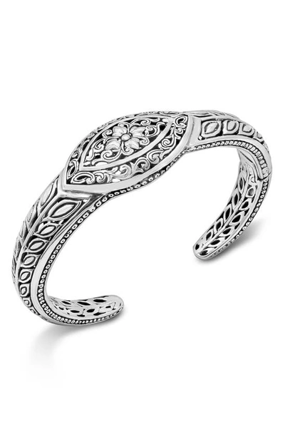 Shop Devata Filigree Bangle Bracelet In Silver