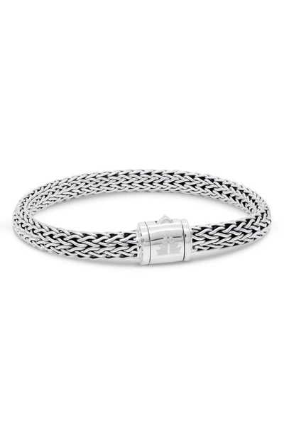 Shop Devata Dragon Bone Chain Bracelet In Silver