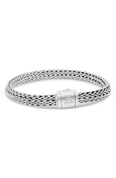 Devata Dragon Bone Chain Bracelet In Silver
