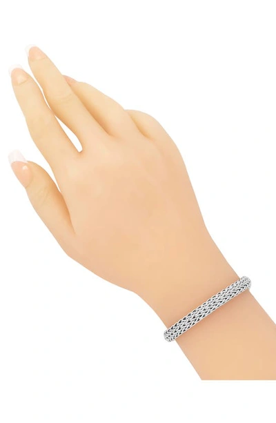 Devata Dragon Bone Chain Bracelet In Silver