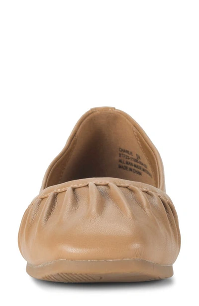 Shop Baretraps Charlie Flat In Cognac