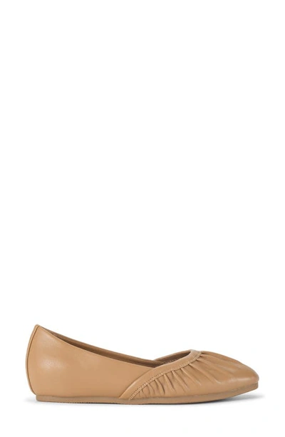 Shop Baretraps Charlie Flat In Cognac