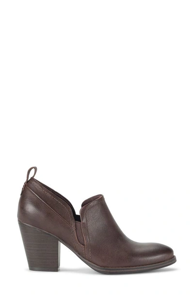 Baretraps Caroline Faux Leather Bootie In Dark Brown