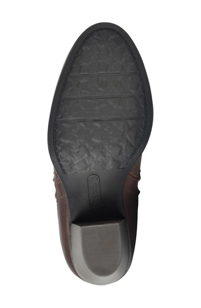 Baretraps Caroline Faux Leather Bootie In Dark Brown