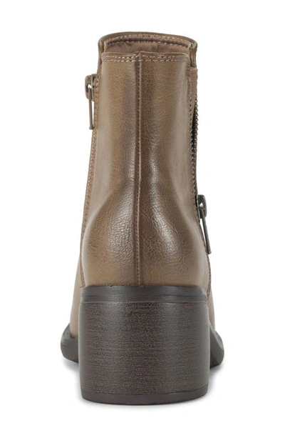 Baretraps Legacy Womens Faux Leather Ankle Ankle Boots In Truffle