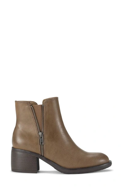 Baretraps Legacy Womens Faux Leather Ankle Ankle Boots In Truffle