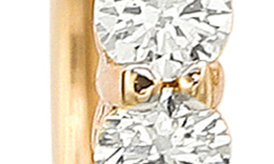 Suzy Levian 14k 0.50 Ct. Tw. Diamond Huggie Earrings In Yellow