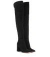 GIANVITO ROSSI Rolling 85 over-the-knee suede boots