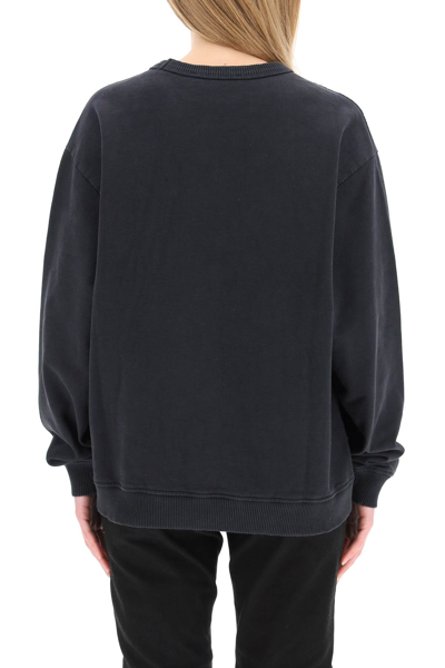 Shop Acne Studios Logo Print Sweatshirt Women In Black