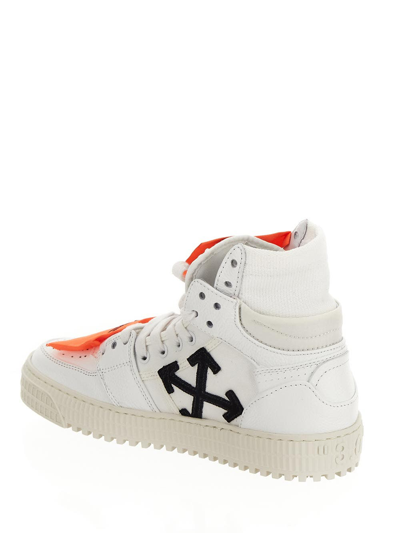 Off-white White 3.0 Off Court Leather Sneakers In White