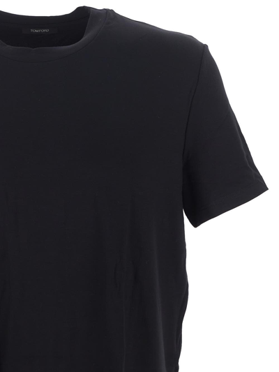 Shop Tom Ford Underwear Crewneck T-shirt In Black