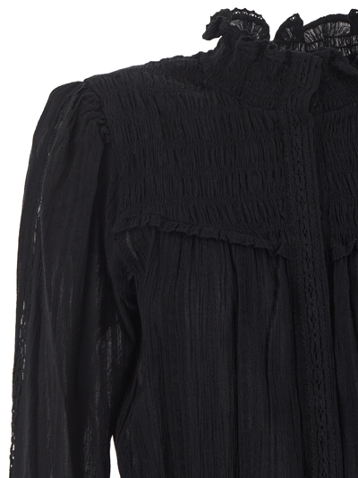 Shop Isabel Marant Étoile Imany Midi Dress In Black