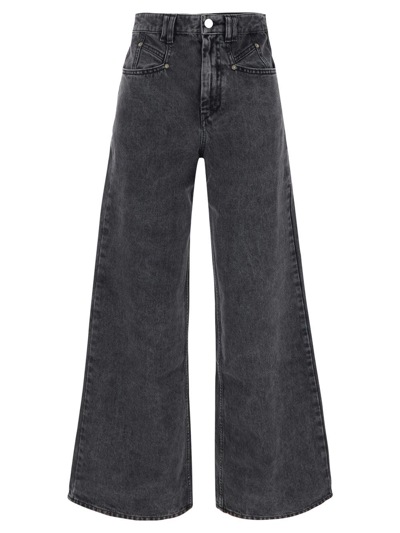 Shop Isabel Marant Lemony Jeans In Grey