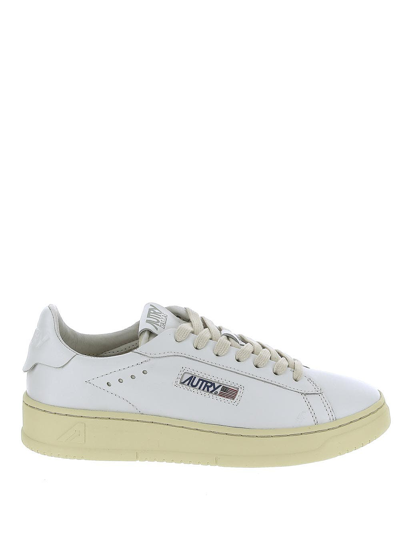 Shop Autry Dallas Low-top Sneakers In White