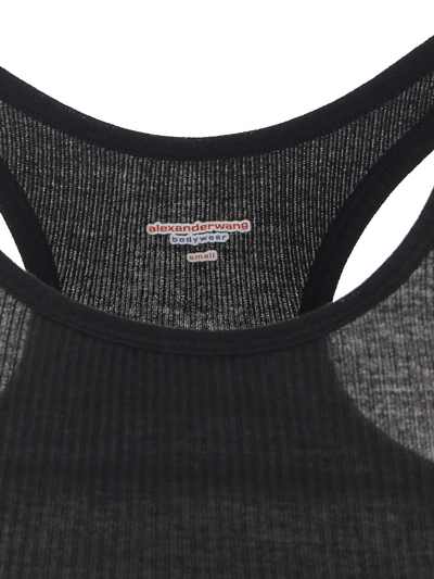 Shop Alexander Wang Classic Racer Tank Top In Black