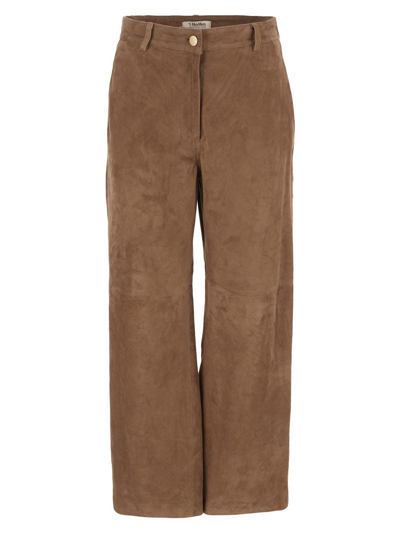 Shop 's Max Mara Avio Trousers In Brown