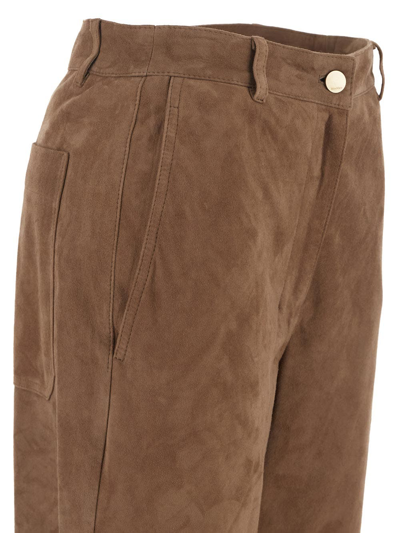 Shop 's Max Mara Avio Trousers In Brown
