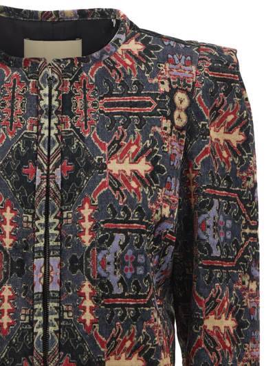 Shop Isabel Marant Valian Jacket In Multicolor