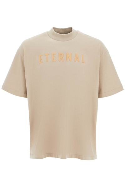 Shop Fear Of God 'eternal' T-shirt Men In Cream